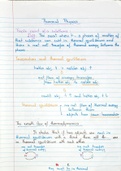 Physics OCR A Level 5.1 Thermal Physics (Handwritten)