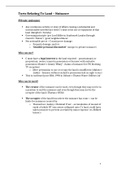 Lecture notes TORT LAW (LAW) 