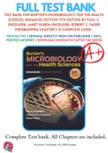 Test Bank For Burton's Microbiology for the Health Sciences, Enhanced Edition 11th Edition By Paul G. Engelkirk; Janet Duben-Engelkirk; Robert C. Fader 9781284209952 Chapter 1-21 Complete Guide .