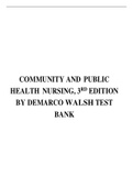 COMMUNITY AND PUBLIC HEALTH NURSING, 3RD EDITION BY DEMARCO WALSH