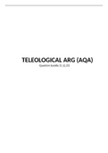 Teleological (EXAM BUNDLE)
