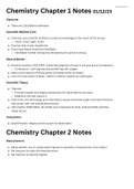 Chapter 1:2 Notes (Chm1025) 