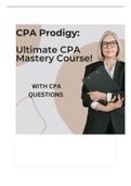 CPA Prodigy: Accelerate Your Accounting Career with the Ultimate CPA Mastery Course