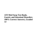 ATI Med Surg Test Bank | Gastric and Intestinal Disorders | Questions and Answers, Graded A+
