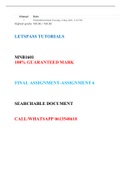 MNB1601_ASSIGNMENT 06_All QUESTIONS & ANSWERS-SEMESTER 1 of 2023.SEARCHABLE DOCUMENT.