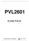 PVL2601 EXAM PACK 2023