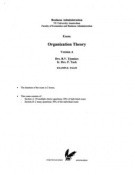 Tentamen Organization Theory versie A