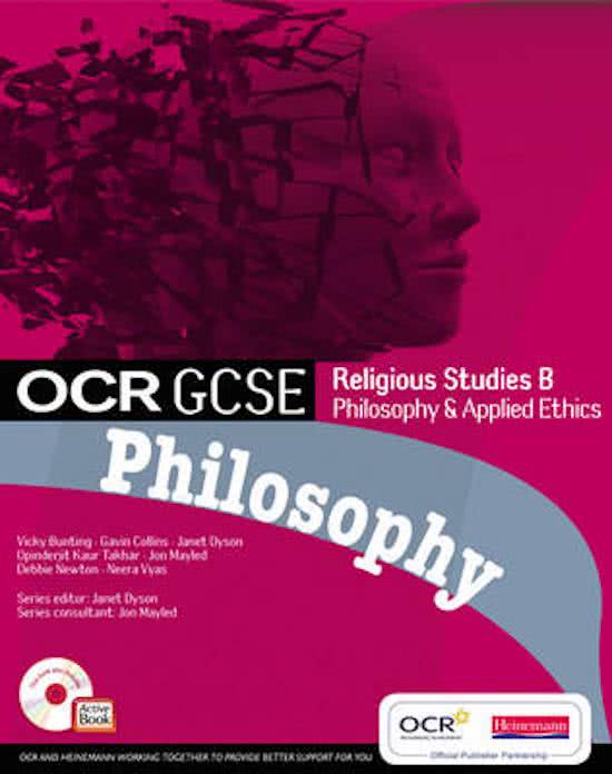 OCR GCSE Religious Studies B: Philosophy Student Book with ActiveBook CDROM