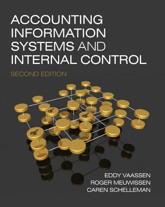 Summary Accounting Information Systems And Internal Control, chapters 1 - 18, E. H. J. Vaassen, new 2024