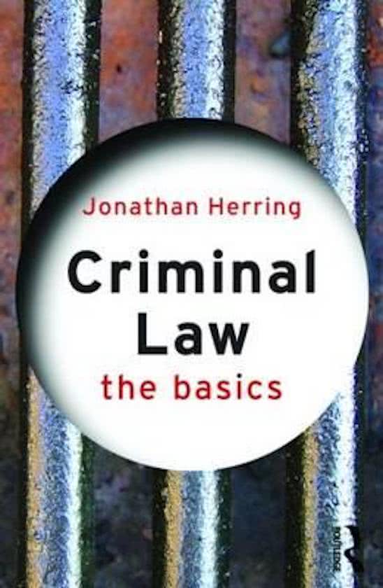 Criminal law detailed summary