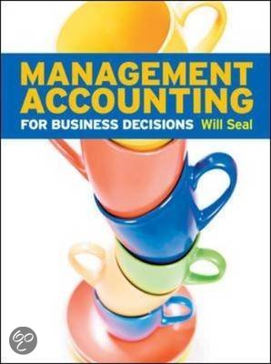 Management Accounting for Business Decisions with Connect Card