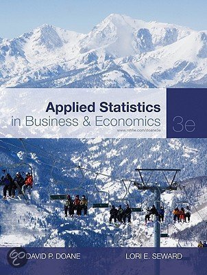 Test Bank For Applied Statistics in Business and Economics 7th Edition by David Doane