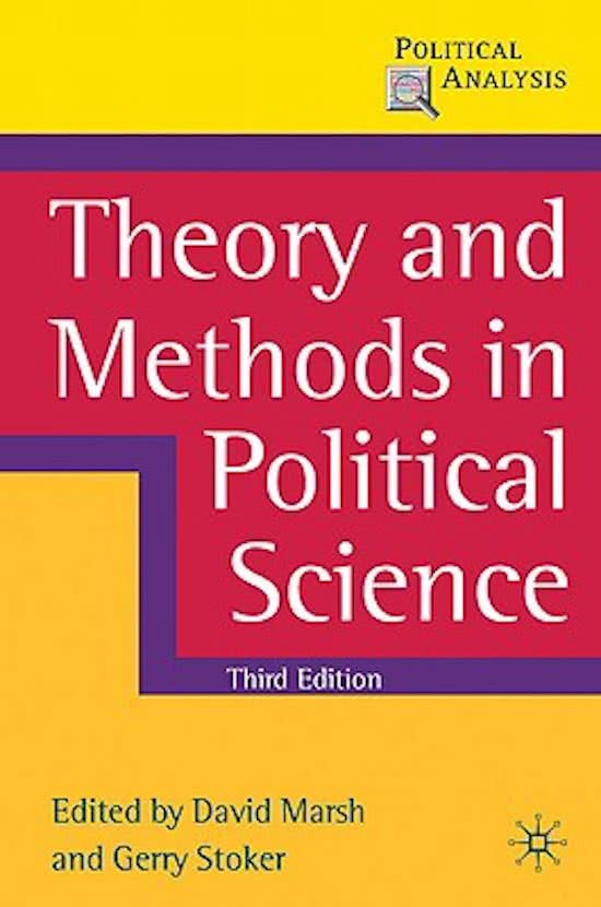 Samenvatting Inleiding Politieke Wetenschap I 