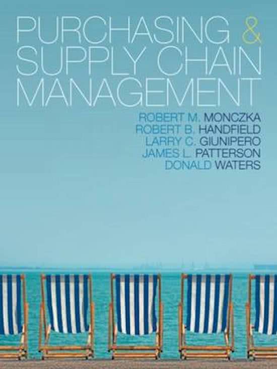 Monczka et al. (2010) - Purchaing & Supply Chain Management