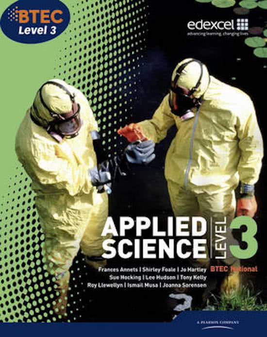 BTEC Level 3 National Applied Science, Student Book