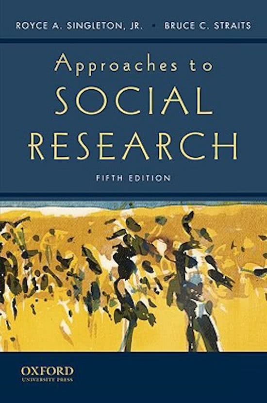 Approaches to Social Research 5E C