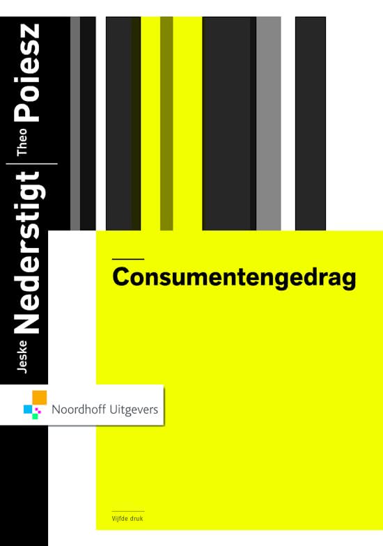 Consumentengedrag Kotler H1, H6, H7, H8, H9, H10, H11.