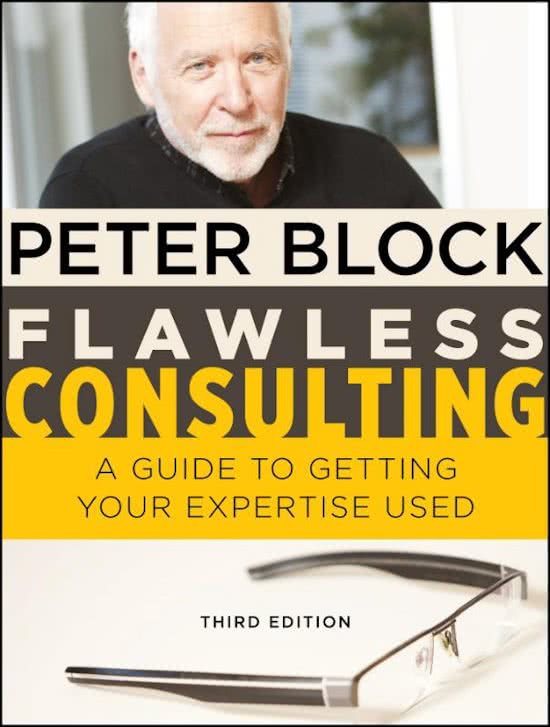 Summary Consulting Methods (Flawless Consulting ) - Grade: 8