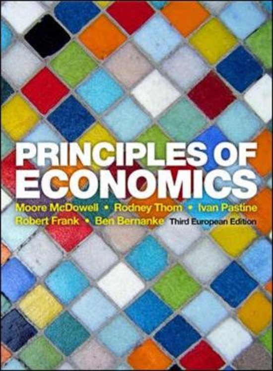 Summary "Principles of Economics" - McDowell et al