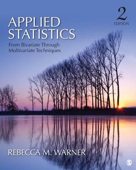 Summaries Applied Statistics Warner