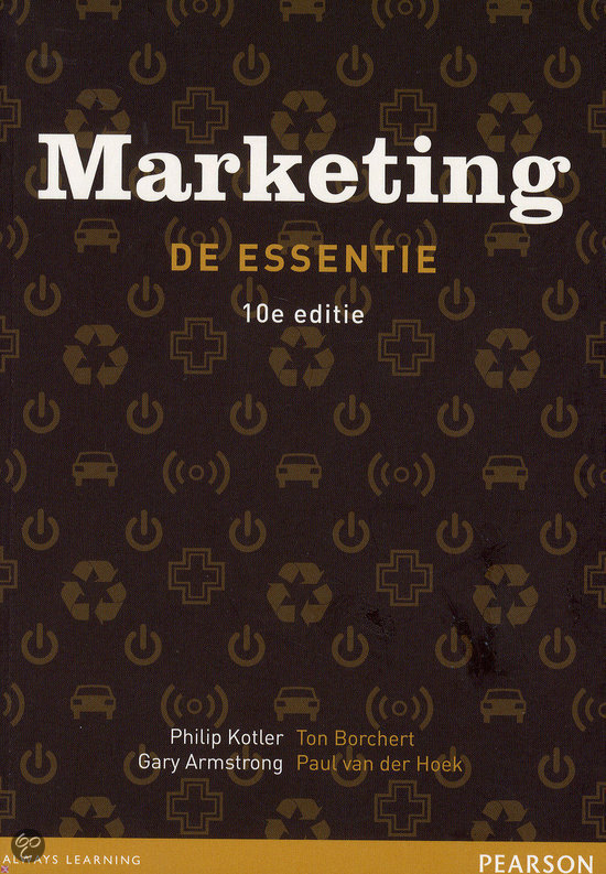 Marketing de essentie (hoofdstuk 1 en 2)