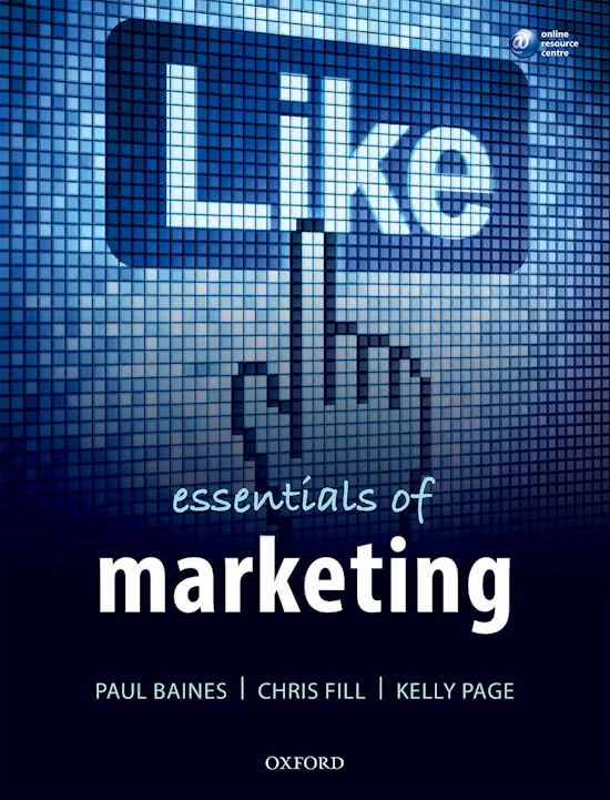 Essentials of Marketings- Paul Baines summary