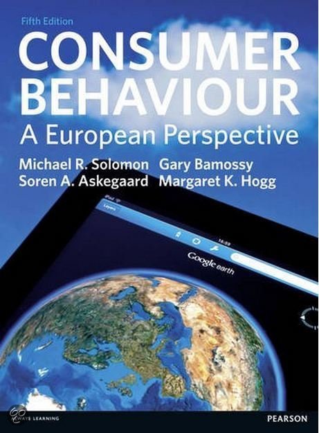 Consumer Behaviour (A European perspective) - vocabulary list