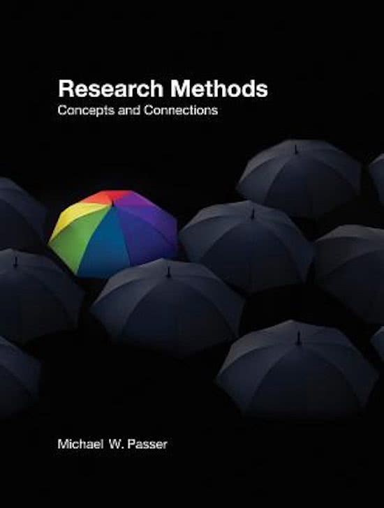 Research Methods van Michael W. Passer Hoofdstuk 5