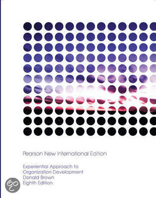 Experiential Approach to Organization Development: Pearson  International Edition
