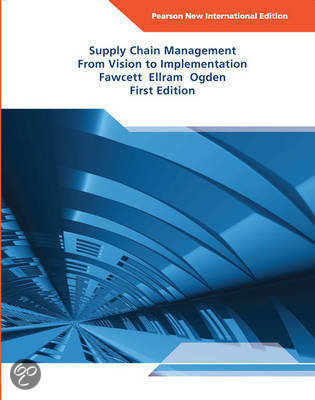 Optimize Your Studies with the [Supply Chain Management From Vision to Implementation,Fawcett,1e] 2023 Test Bank