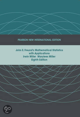 John E. Freund's Mathematical Statistics with Applications: Pearson  International Edition