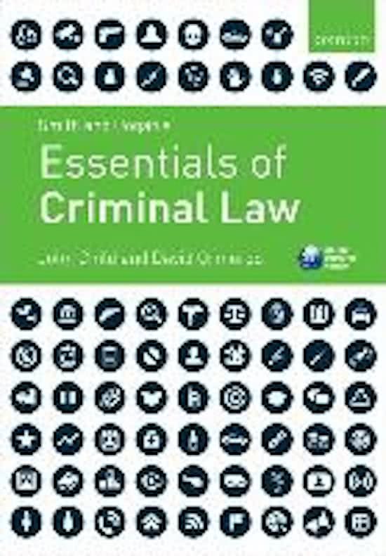 Introduction to criminal law