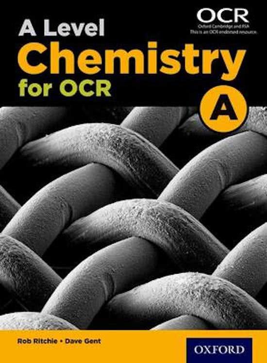 A Level Chemistry a for OCR Student Book