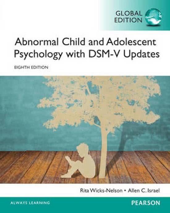 Uitreksel Abnormal Child and Adolescent Psychology with DSM-V Updates