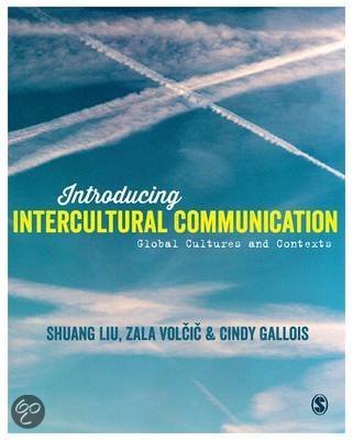 Interculturele communicatie USG4030 hoorcollege aantekeningen