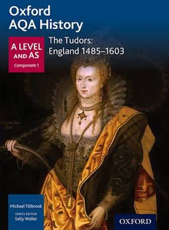 AQA A Level History Tudors example essay questions list revision tool