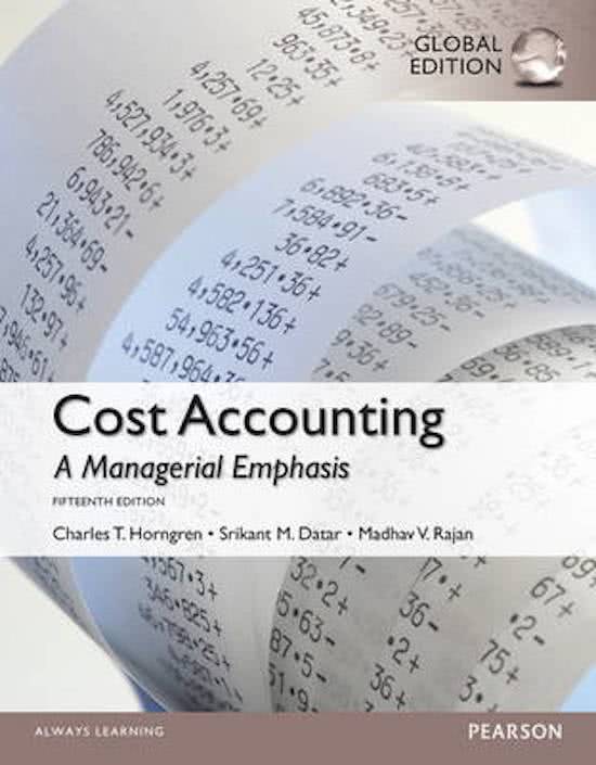 Cost Accounting with MyAccountingLab, Global Edition
