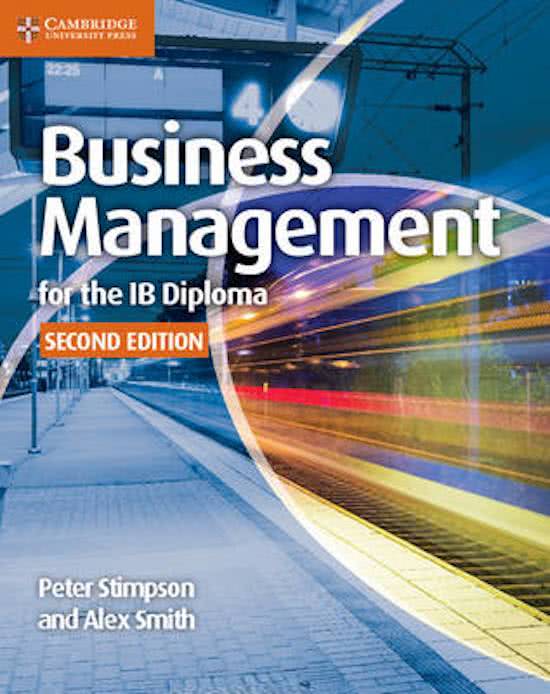 IB Business Management Topic 5 - Study Guide/Revision Notes for OPERATIONS MANAGEMENT