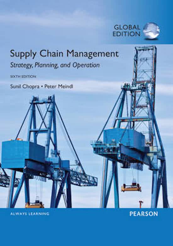Global Supply Chain Management (GSCM) Book Summary - IBA VU