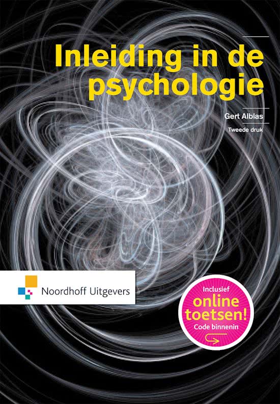 OVERZICHTELIJKE en VOLLEDIGE samenvatting van het boek 'Inleiding in de psychologie'.