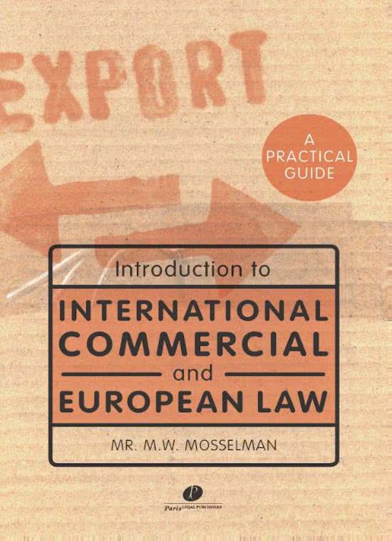 AMSIB IBMS/L YEAR 2:International Business and European Law (Real summary)