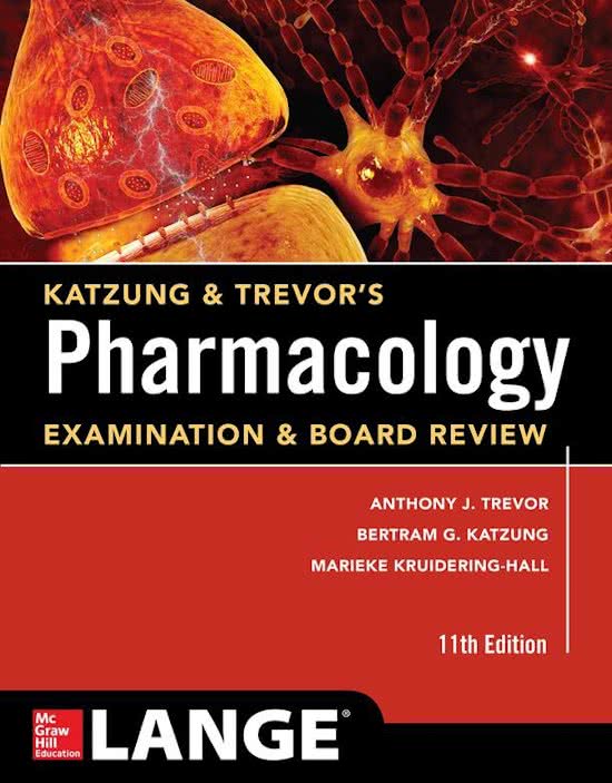 Test Bank for Basic and Clinical Pharmacology 15th Edition Katzung Trevor |COMPLETE