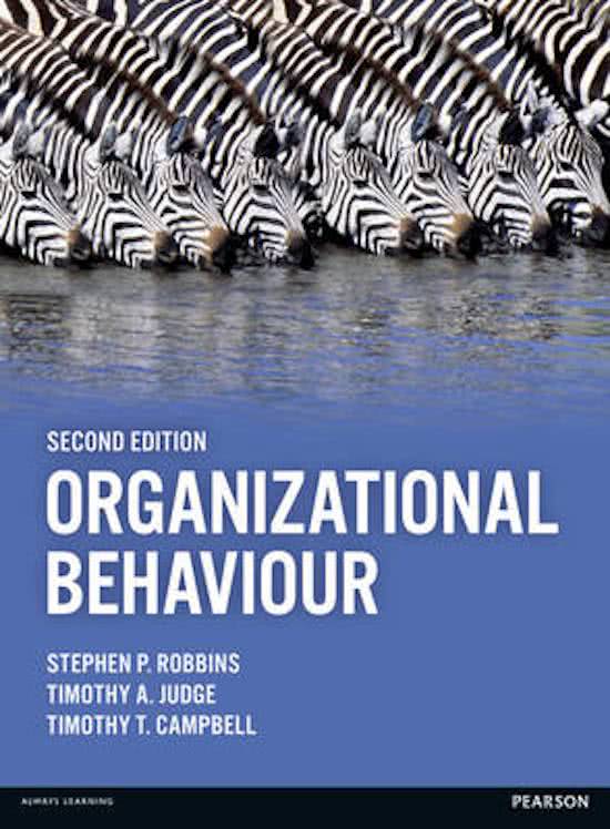 Summary of Organizational Behaviour