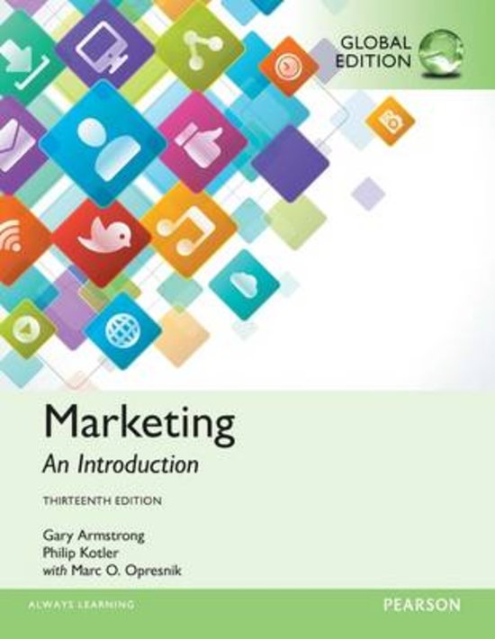 Summary Marketing: an Introduction 